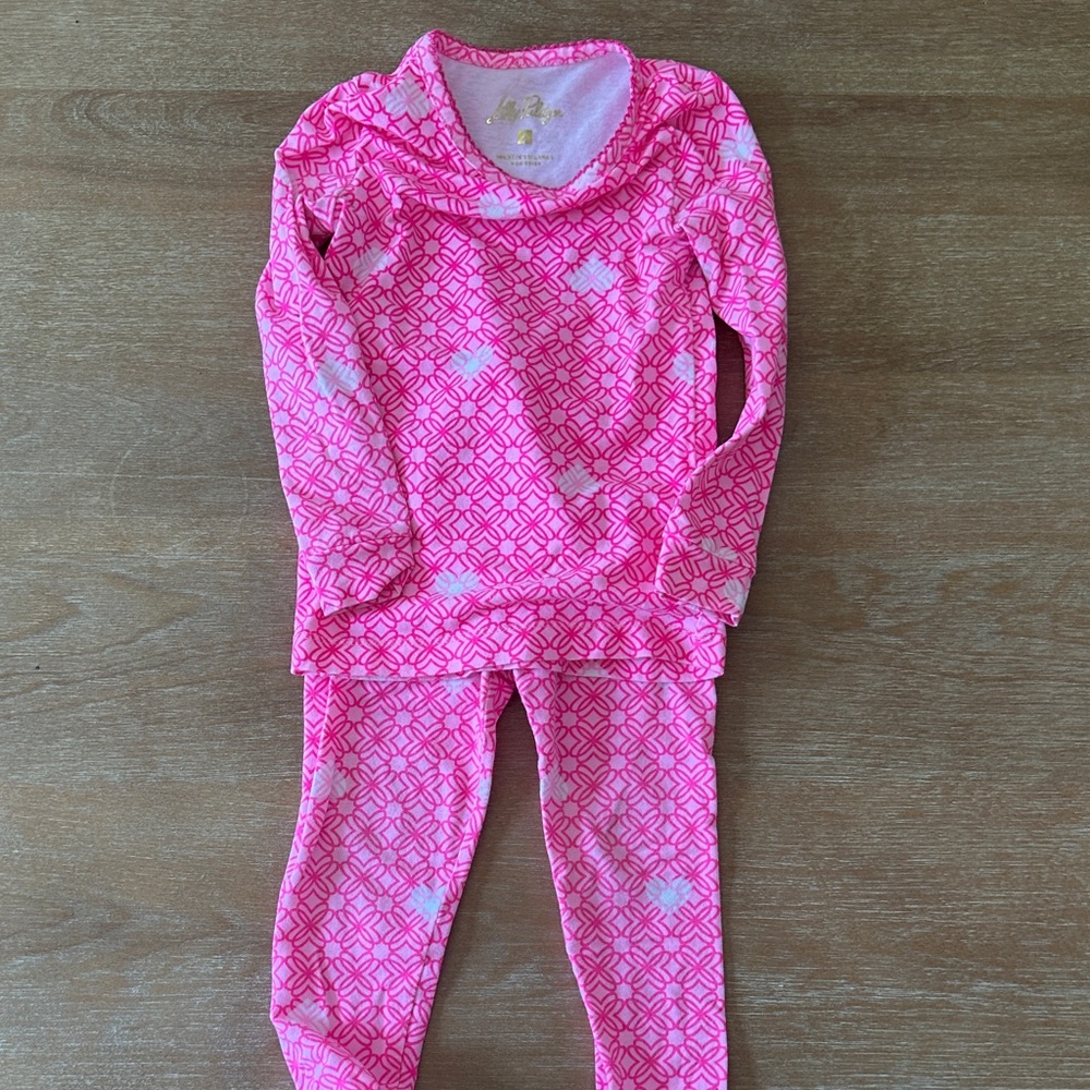 Lily Pulitzer Pink Kids Pajamas